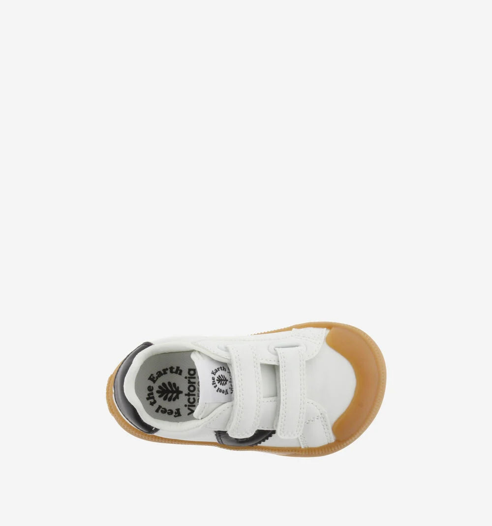 Sapatilhas Victoria - Oliver Tiras Barefoot Efeito Pele & Contraste Blanco