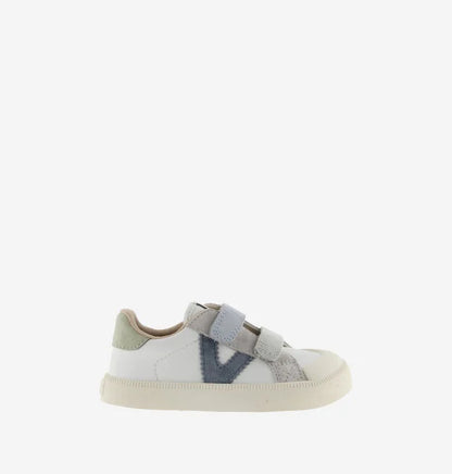 Sapatilhas Victoria - Olmo Tiras Barefoot Efeito Pele & Camurça