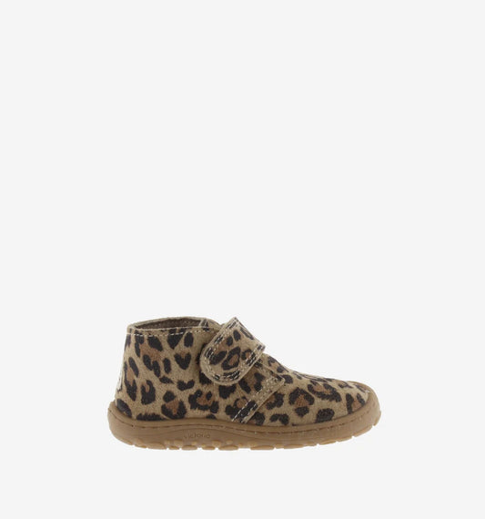 Botas Victoria - Bosco Tira Barefoot Couro Leopardo