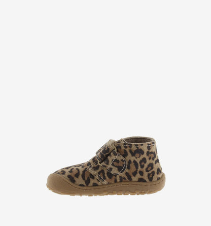 Botas Victoria - Bosco Tira Barefoot Couro Leopardo