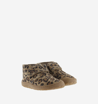 Botas Victoria - Bosco Tira Barefoot Couro Leopardo