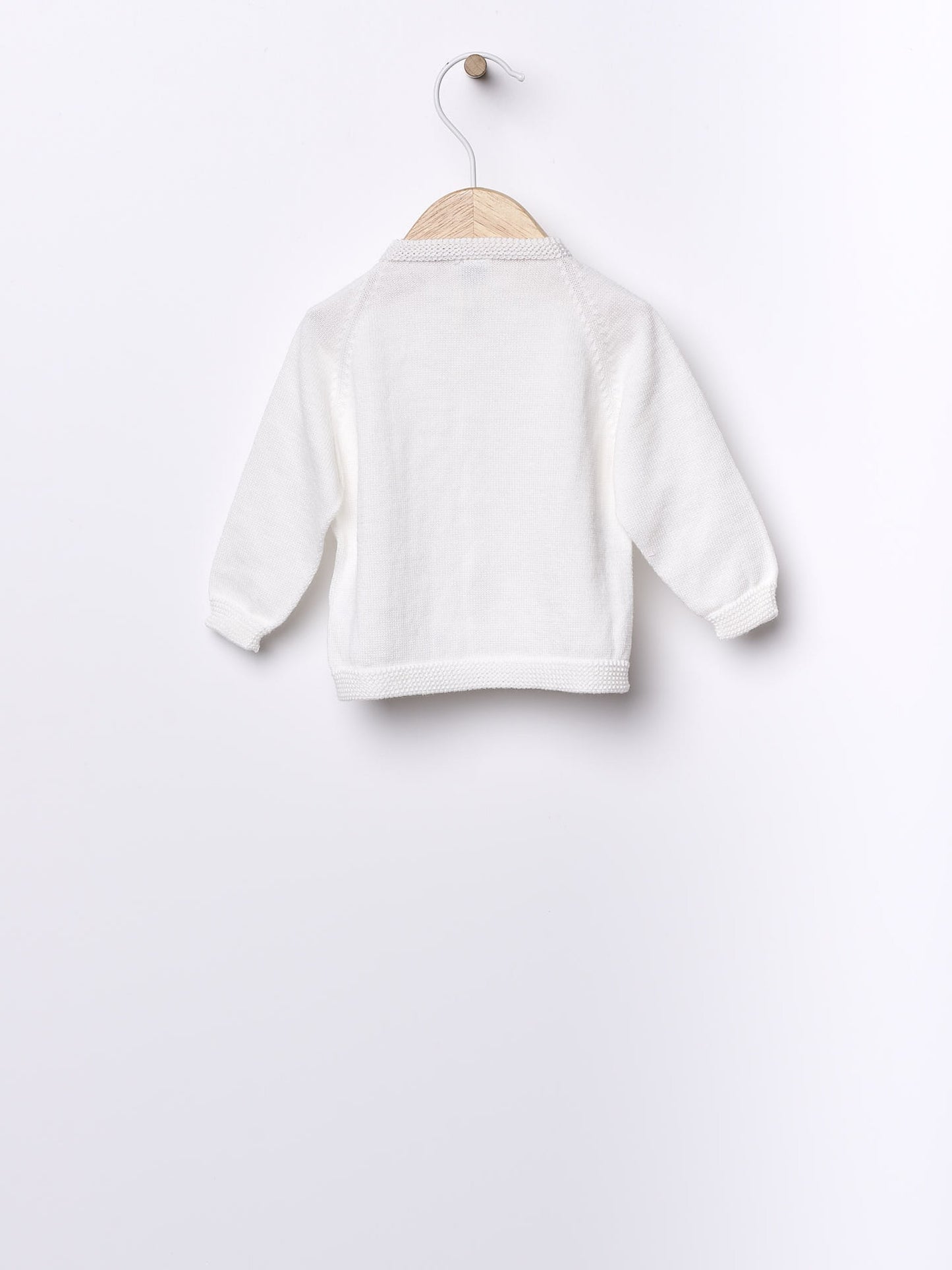 Wedoble - MY SWEET BABY 
Casaco Tricotado em Algodão Orgânico Pérola