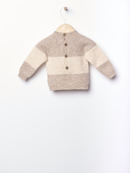 Wedoble - LITTLE TEDDY BEAR 
Camisola com ursinho Tricotada em Lã Merino