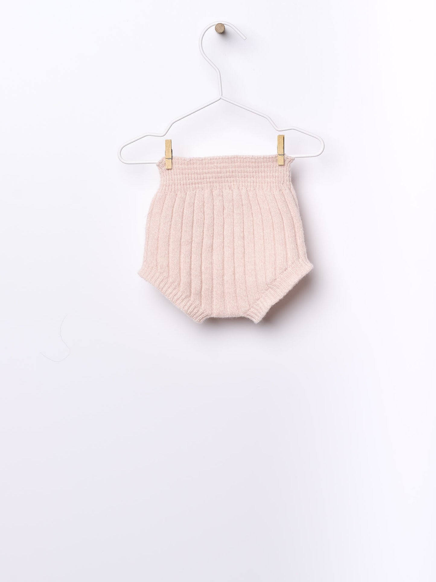 Wedoble - BUNNY AND FRIENDS Tapa Fralda Tricotado em Lã Merino Rosa Mouliné