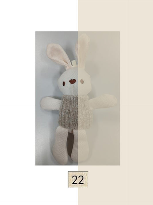 Wedoble - BUNNY AND FRIENDS Coelhinho de Peluche Cru Mouliné