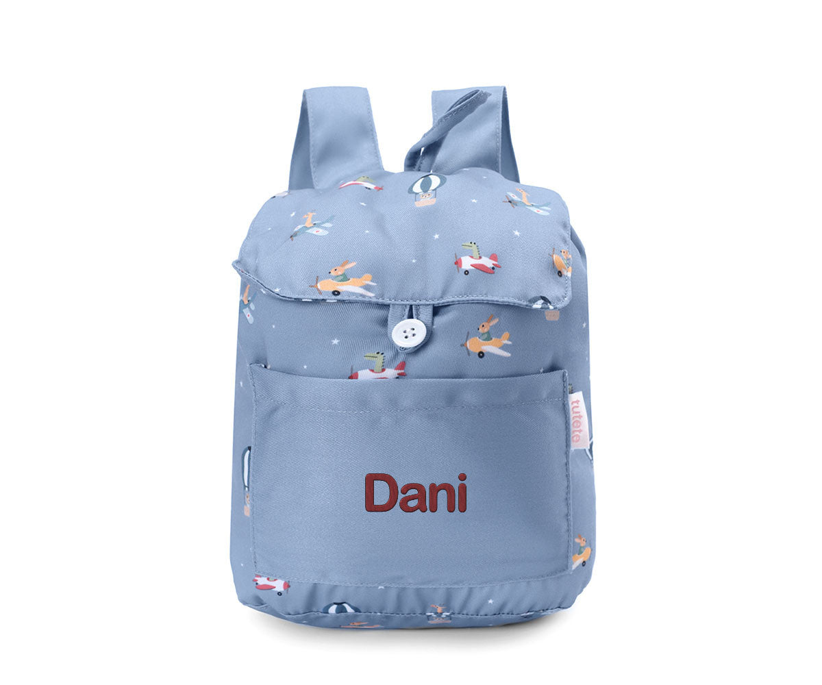 Mochila Pequena Tecido Personalizável Tutete - Planes