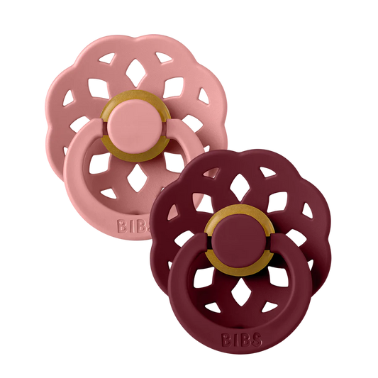 BIBS Boheme - Dusty Pink/Elderberry