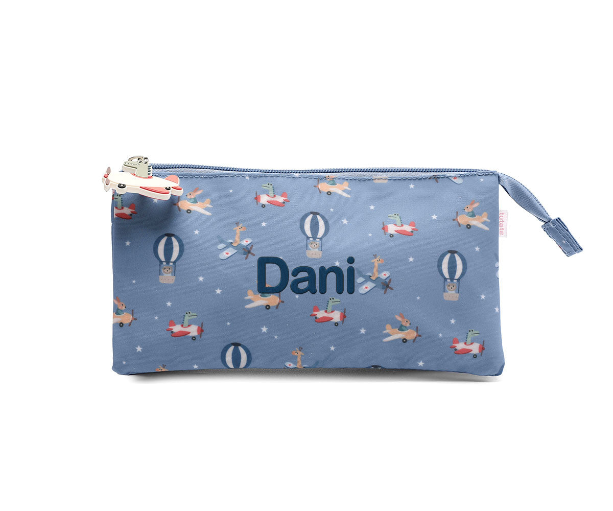 Estojo 3 Compartimentos Personalizável Tutete - Planes