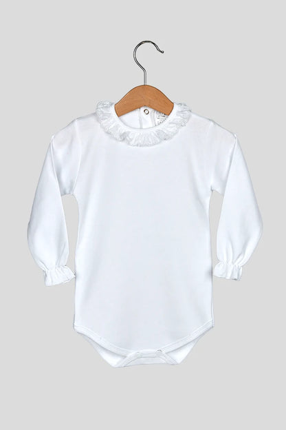 Body Cardado c/ Gola Bordada Pintas