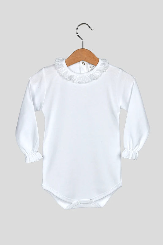 Body Cardado c/ Gola Bordada Pintas