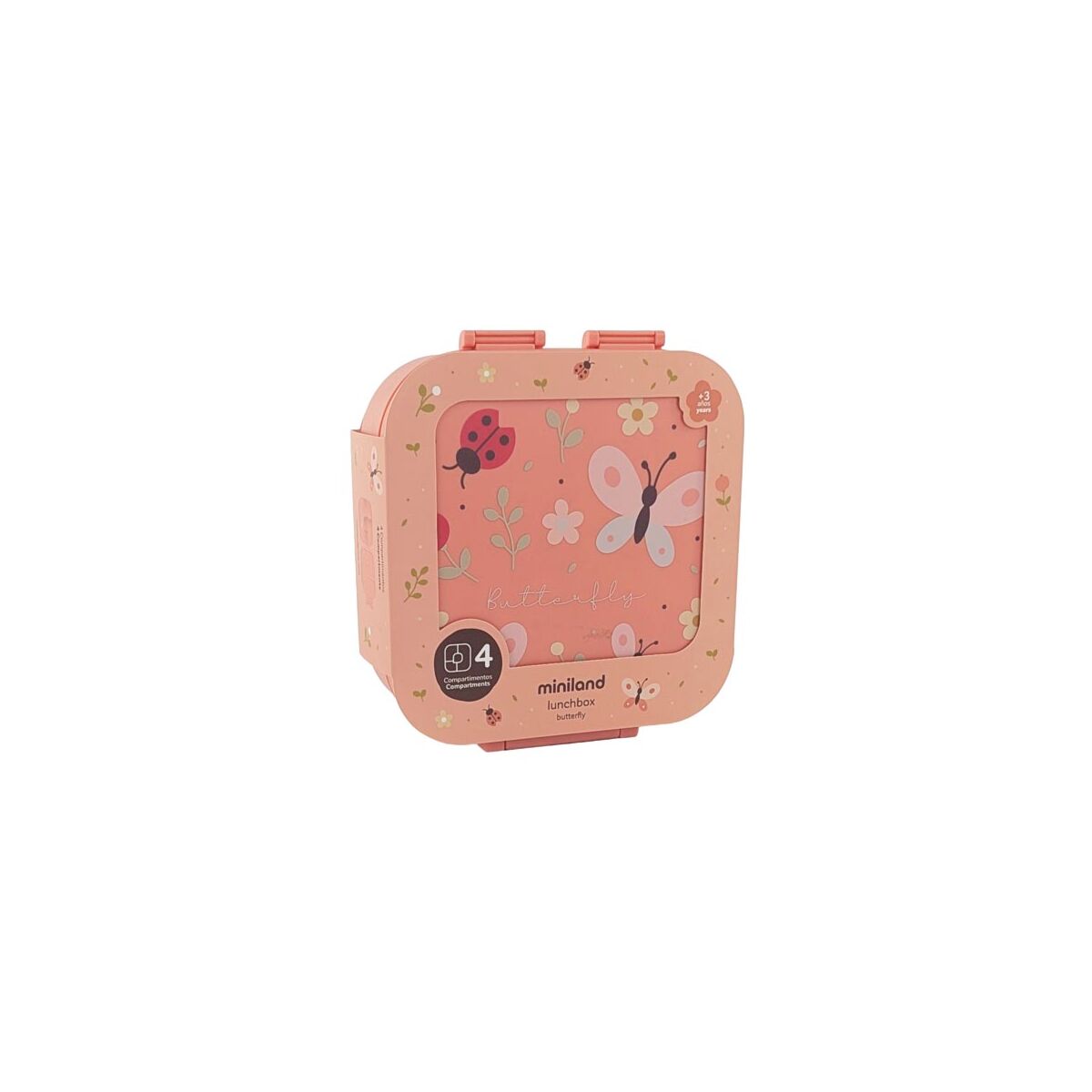Lancheira Infantil 1200ml Miniland - Butterfly