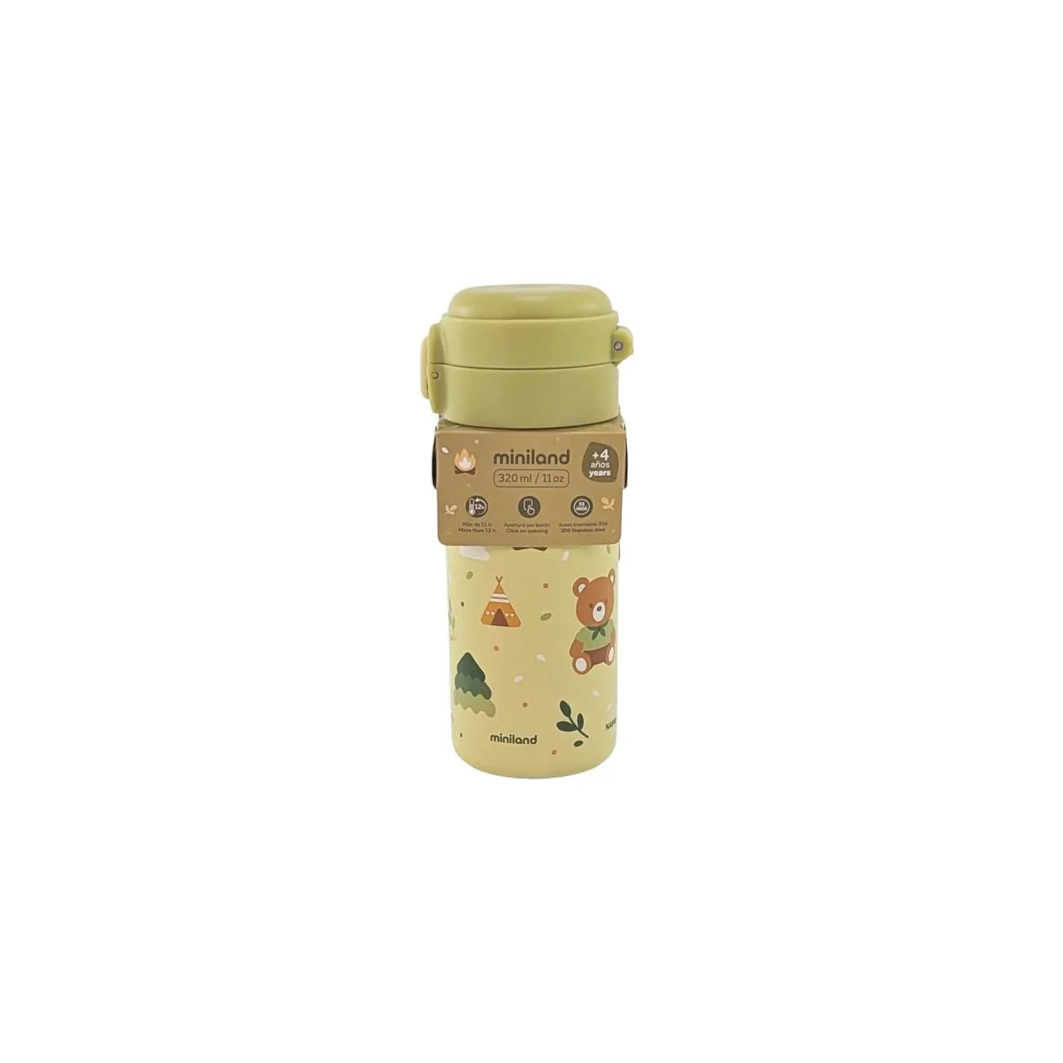 Garrafa Térmica Infantil de Aço 320ml Miniland - Explorer