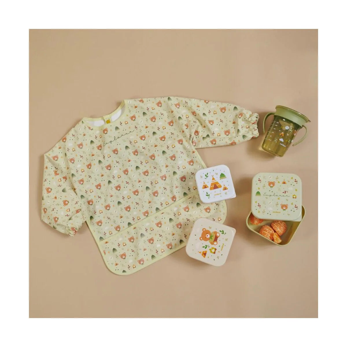 Conjunto de 3 Caixas Snackbox Miniland - Explorer