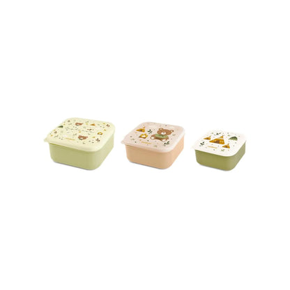 Conjunto de 3 Caixas Snackbox Miniland - Explorer
