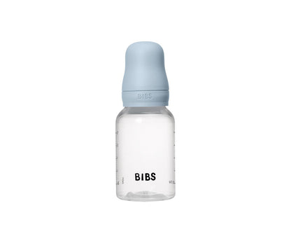 BIBS Biberão Plástico com Tetina em Látex - Baby Blue 150 ml