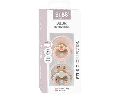 BIBS Studio Colour - Round Ladybug Blush Mix