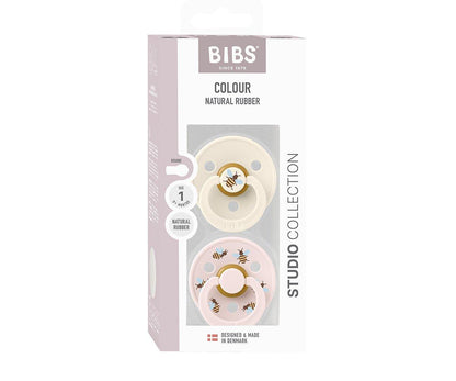 BIBS Studio Colour - Round Bumblebee Ivory Mix