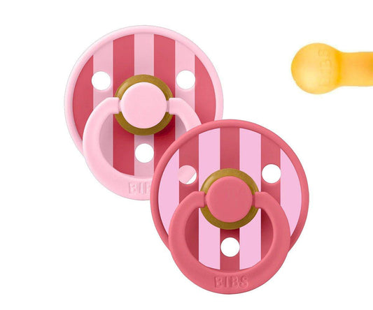 BIBS Studio Colour - Round Block Baby Pink Coral