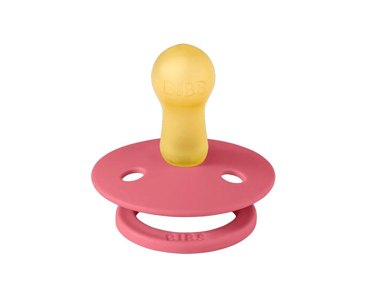 BIBS Studio Colour - Round Block Baby Pink Coral