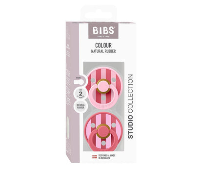 BIBS Studio Colour - Round Block Baby Pink Coral