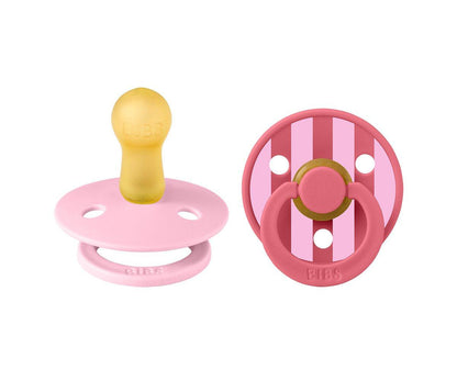 BIBS Studio Colour - Round Block Baby Pink Coral
