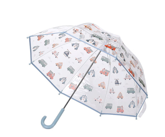 Guarda-Chuva Infantil Transparente Tutete - City Cars