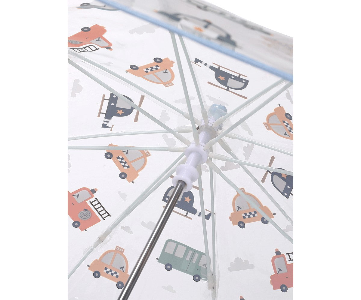 Guarda-Chuva Infantil Transparente Tutete - City Cars
