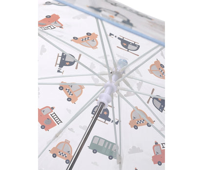 Guarda-Chuva Infantil Transparente Tutete - City Cars