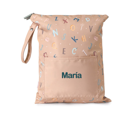 Bolsa Impermeável Grande Personalizável Tutete - Funny Letters