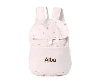 Mochila Pequena Tecido Personalizável Tutete - Geometric Nature