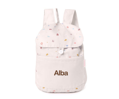 Mochila Pequena Tecido Personalizável Tutete - Geometric Nature
