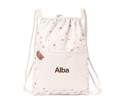 Mochila Saco Impermeável  Personalizável Tutete - Geometric Nature