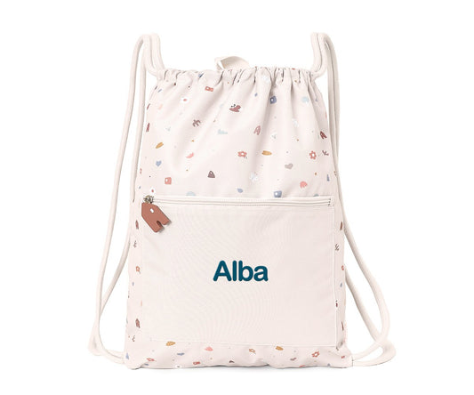 Mochila Saco Impermeável  Personalizável Tutete - Geometric Nature