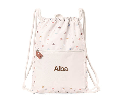 Mochila Saco Impermeável  Personalizável Tutete - Geometric Nature