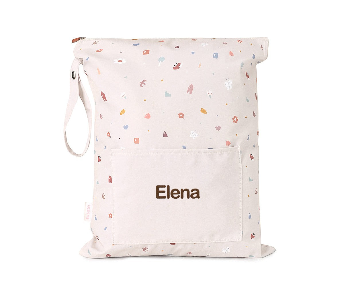Bolsa Impermeável Grande Personalizável Tutete - Geometric Nature