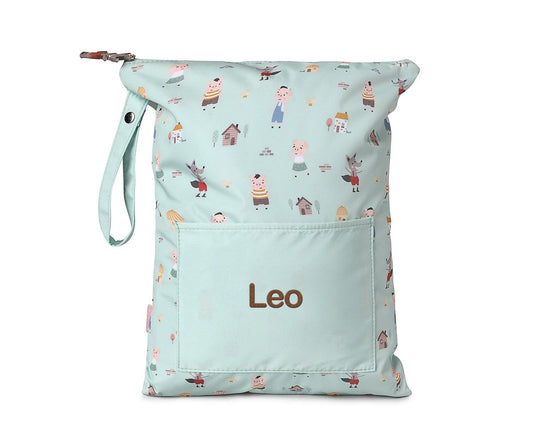 Bolsa Impermeável Grande Personalizável Tutete - The Three Little Pigs