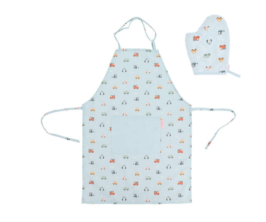 Conjunto de Avental + luva Tutete - City Cars