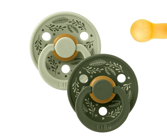 BIBS Holiday Colour - Sage/Hunter Green