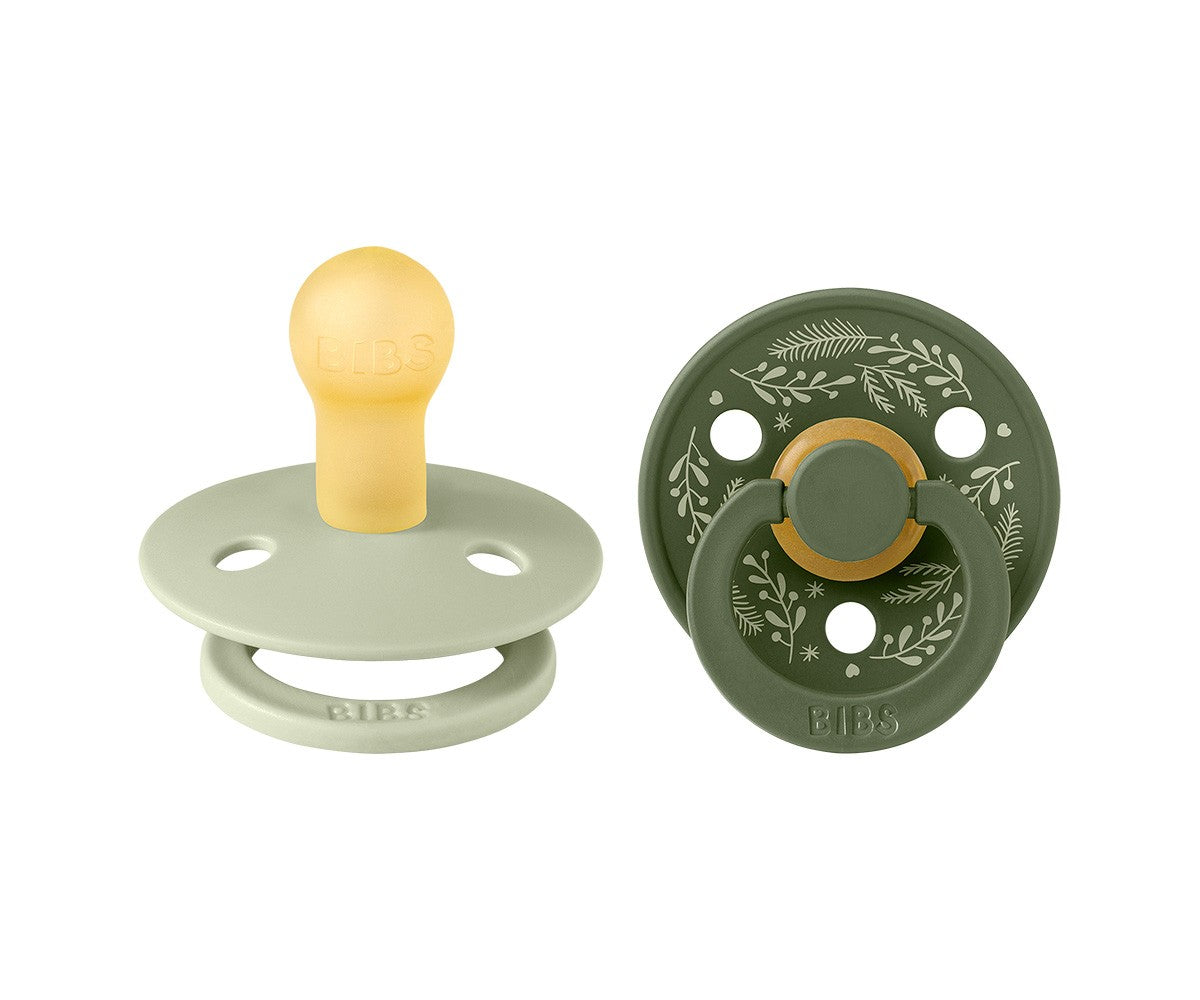 BIBS Holiday Colour - Sage/Hunter Green