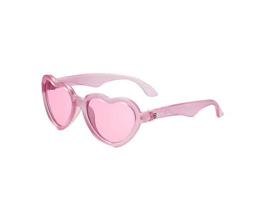 Óculos de Sol Flexíveis - Hearts Fuchsia Haze Pink