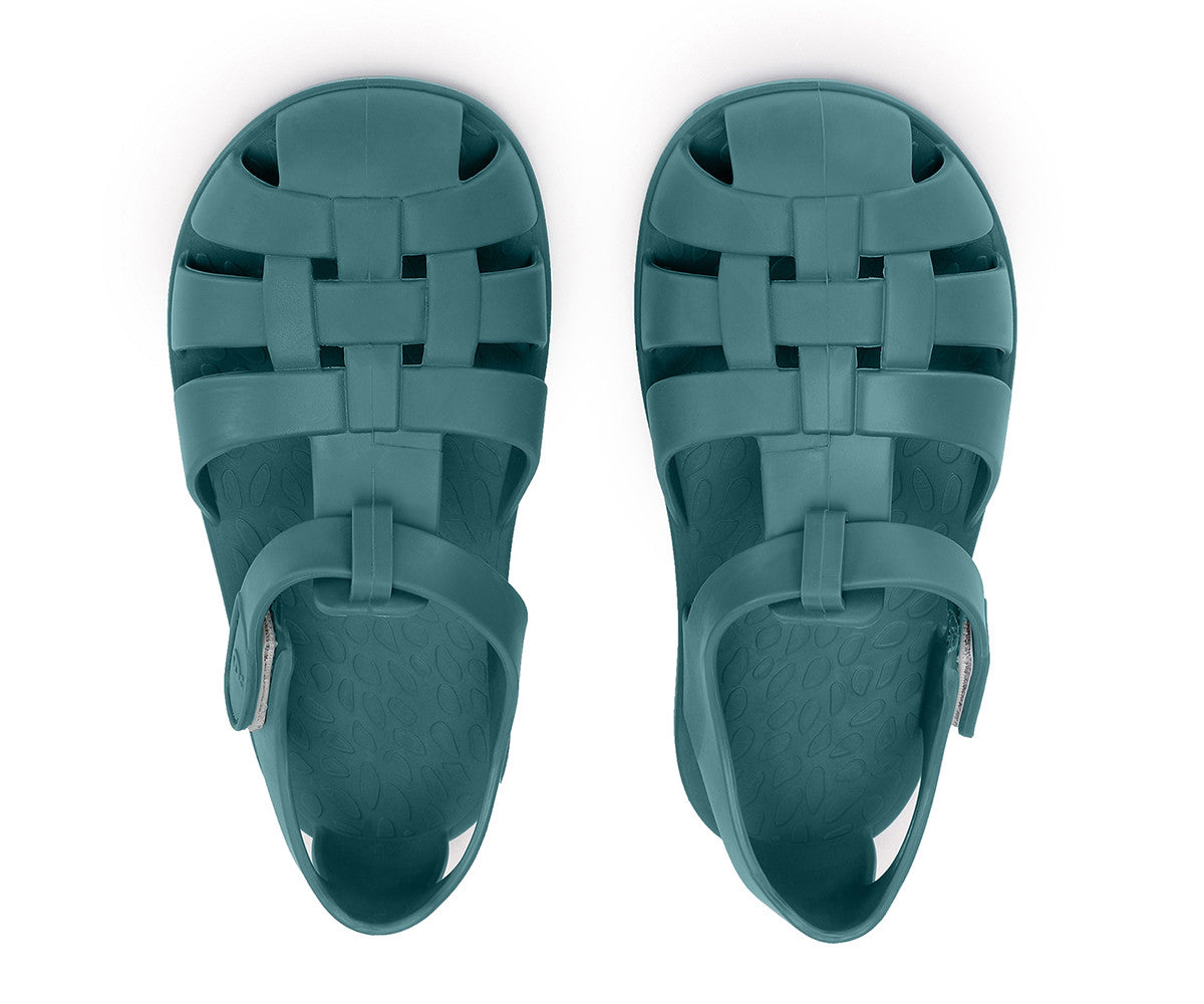 Sandálias Barefoot Monnëka Whale Teal