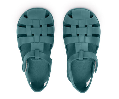 Sandálias Barefoot Monnëka Whale Teal