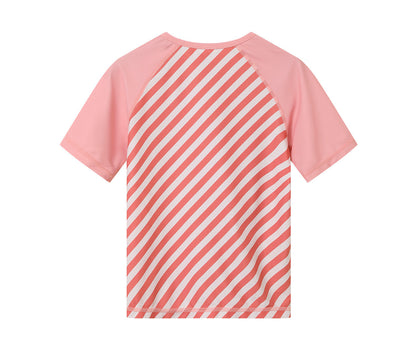 Camisola de Proteção Solar Monnëka Stripes Bloom & Blush