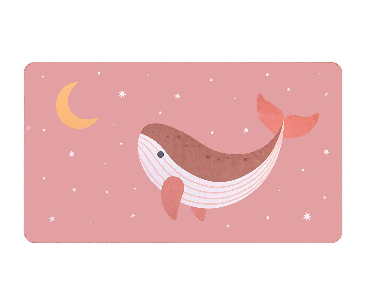 Toalha de Praia Microfibra Monnëka Whale Pink