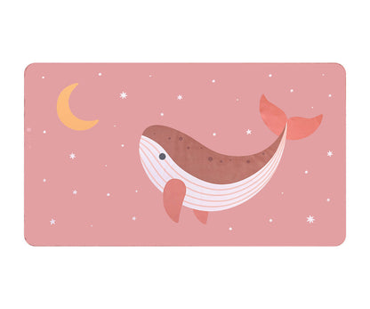 Toalha de Praia Microfibra Monnëka Whale Pink