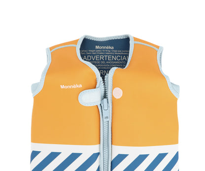Colete Flutuador Aprendizagem Monnëka Stripes Blues & Beyond