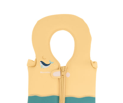 Colete Flutuador Aprendizagem  1-2 Anos Monnëka Whale Teal