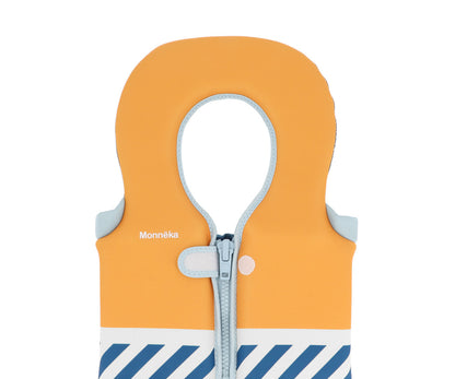 Colete Flutuador Aprendizagem 1-2 Anos Monnëka Stripes Blues & Beyond