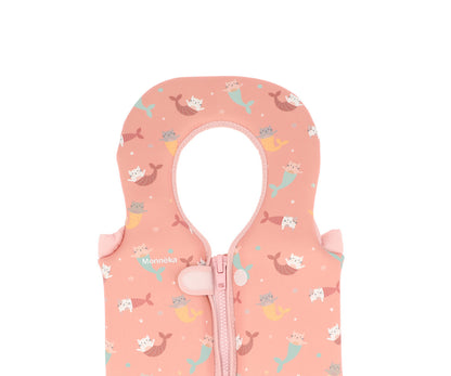 Colete Flutuador Aprendizagem 1-2 Anos Monnëka Mermaid Cats