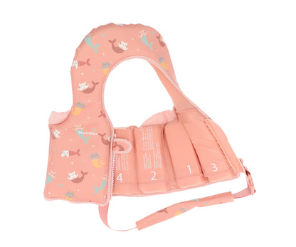 Colete Flutuador Aprendizagem 1-2 Anos Monnëka Mermaid Cats